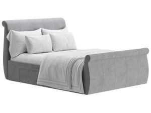 Lucia Upholstered Bed 3D Model