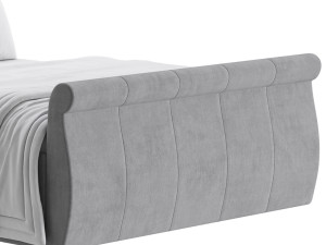 Lucia Upholstered Bed 3D Модель