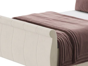 Lucia Upholstered Bed 3D Model