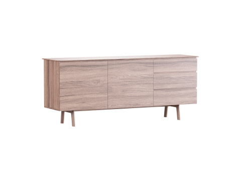 Madison 2 Door 3 Drawer Sideboard in Oak 3D 模型