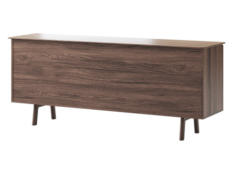 Madison 2 Door 3 Drawer Sideboard in Oak Model 3D