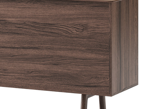 Madison 2 Door 3 Drawer Sideboard in Oak Model 3D