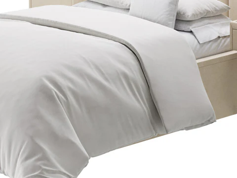 Madison Upholstered Ottoman Bed 3D Model