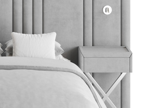 Madison Upholstered Ottoman Bed 3D Model