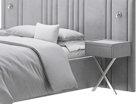 Madison Upholstered Ottoman Bed 3D Model
