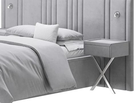 Madison Upholstered Ottoman Bed 3D Model