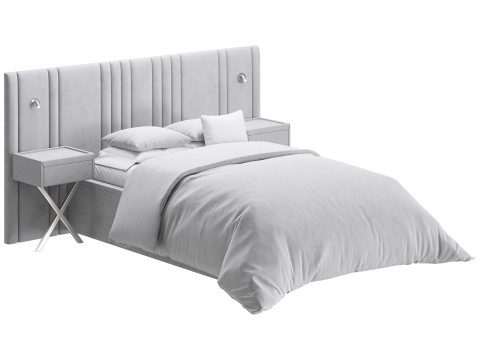 Madison Upholstered Ottoman Bed 3D Model