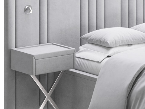 Madison Upholstered Ottoman Bed 3D Model