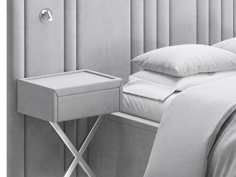 Madison Upholstered Ottoman Bed 3D Model
