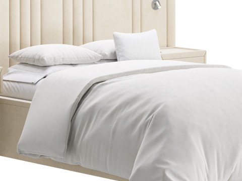 Madison Upholstered Ottoman Bed 3D Model