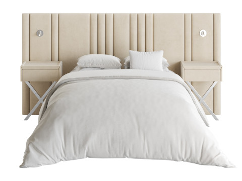 Madison Upholstered Ottoman Bed 3D Model
