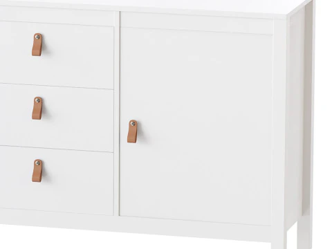 Mcintyre Wide 3 Drawer Sideboard 3D Model