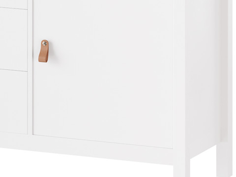 Mcintyre Wide 3 Drawer Sideboard Modelo 3D