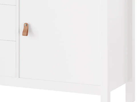 Mcintyre Wide 3 Drawer Sideboard 3D Model