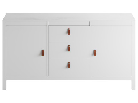 Mcintyre Wide 3 Drawer Sideboard Modelo 3D
