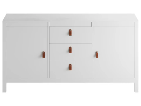 Mcintyre Wide 3 Drawer Sideboard 3D Model