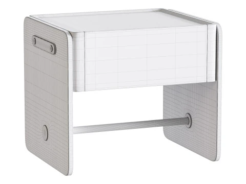 Minimalist Bedside Table 3D Model