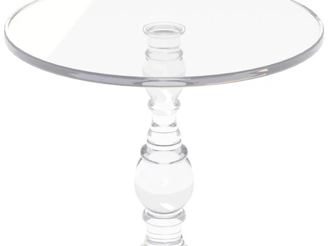 Minimalist Side Table 3D Model