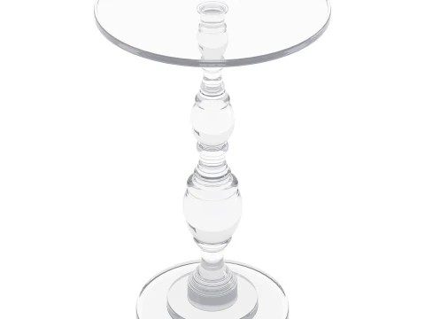 Minimalist Side Table 3D Model