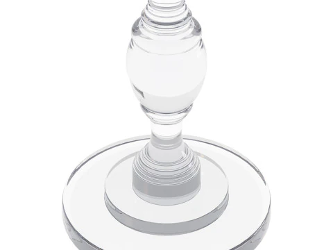Minimalist Side Table 3D Model