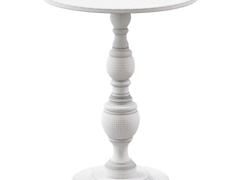 Minimalist Side Table 3D Model