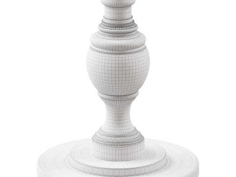 Minimalist Side Table 3D 模型
