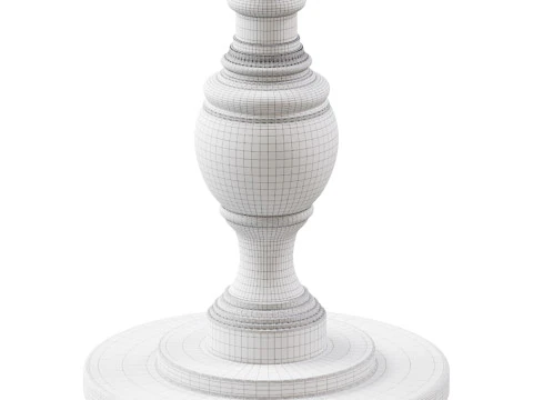 Minimalist Side Table 3D Model