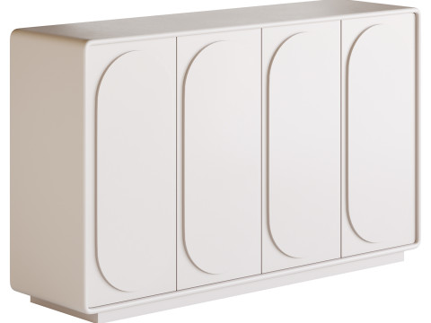 Mobile economical shoe rack Model 3D