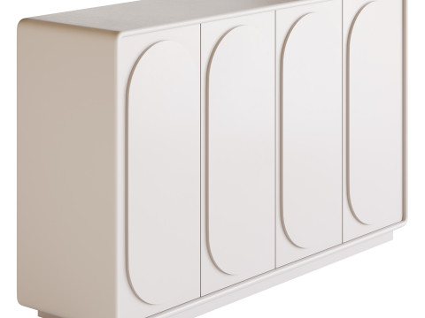 Mobile economical shoe rack Model 3D