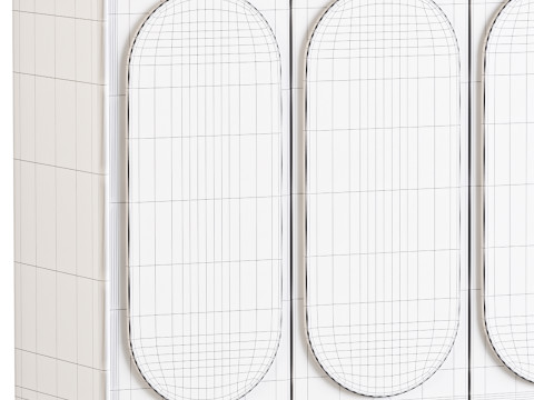 Mobile economical shoe rack Model 3D
