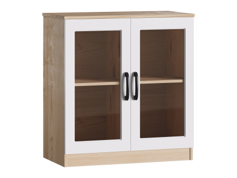 Modern Wood Buffet Cabinet 3D Model