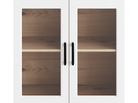 Modern Wood Buffet Cabinet 3D-Modell