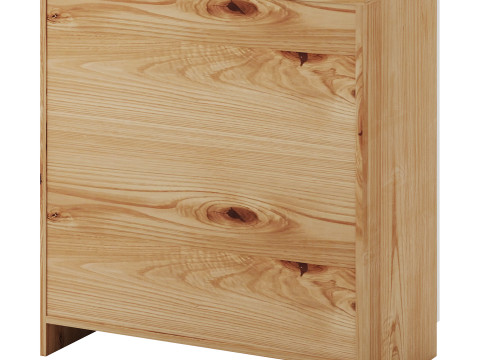 Modern Wood Buffet Cabinet 3D-Modell