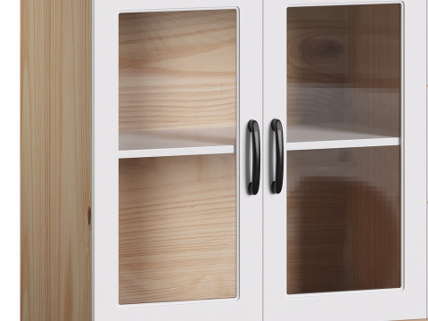 Modern Wood Buffet Cabinet 2 Modelo 3D