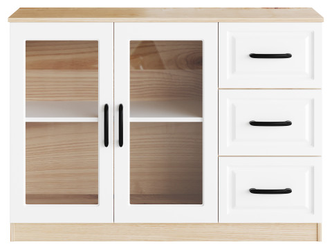 Modern Wood Buffet Cabinet 2 Modelo 3D