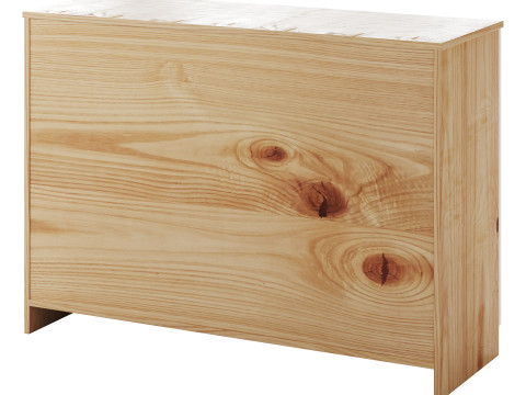 Modern Wood Buffet Cabinet 2 Modelo 3D