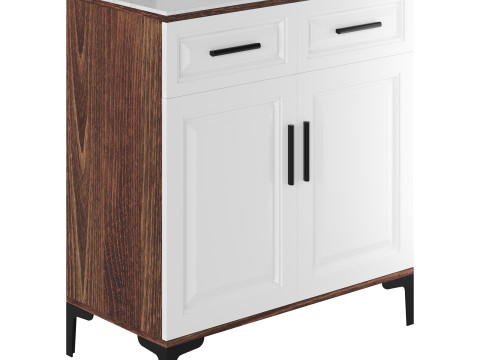 Modern Wood Buffets Sideboards 1 3Dモデル