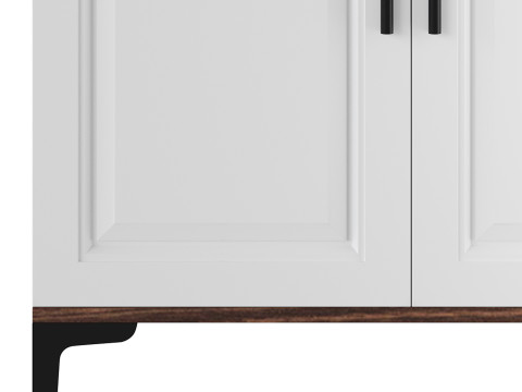 Modern Wood Buffets Sideboards 1 3Dモデル