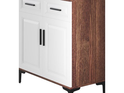 Modern Wood Buffets Sideboards 1 3Dモデル