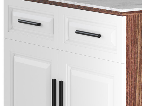 Modern Wood Buffets Sideboards 1 3Dモデル
