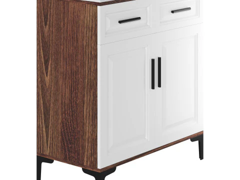 Modern Wood Buffets Sideboards 1 3D Model