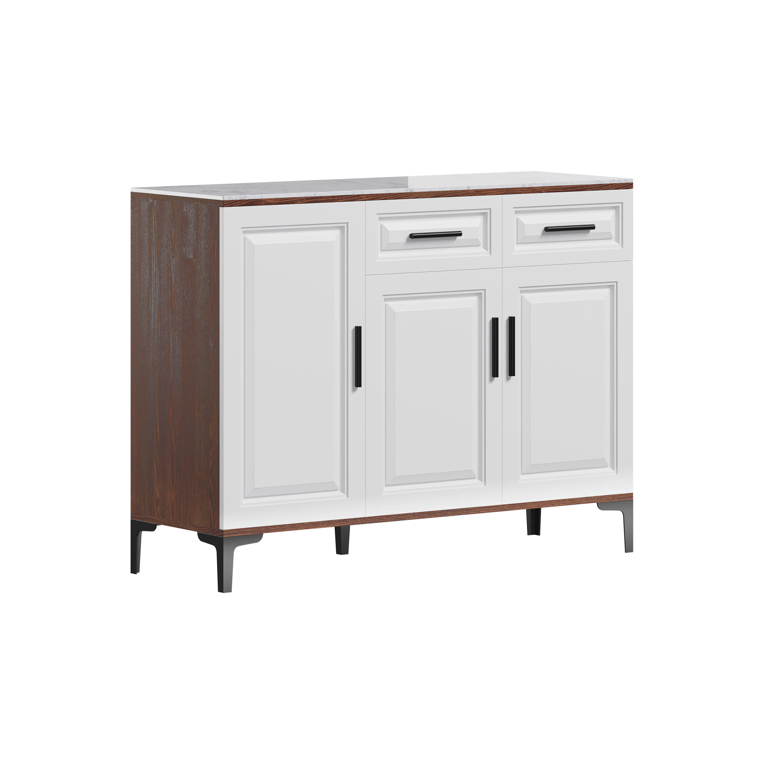 Modern Wood Buffets Sideboards 2 3D Model .c4d .max .obj .3ds .fbx .stl .blend 