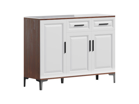 Modern Wood Buffets Sideboards 2 3Dモデル
