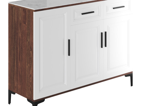 Modern Wood Buffets Sideboards 2 3D Model