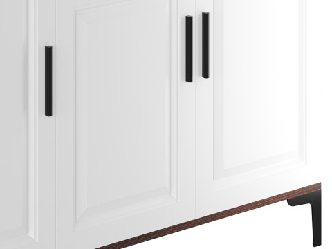 Modern Wood Buffets Sideboards 2 3D Model