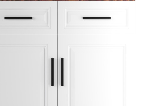 Modern Wood Buffets Sideboards 2 3D Model