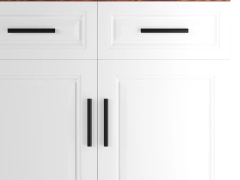 Modern Wood Buffets Sideboards 2 3D Model