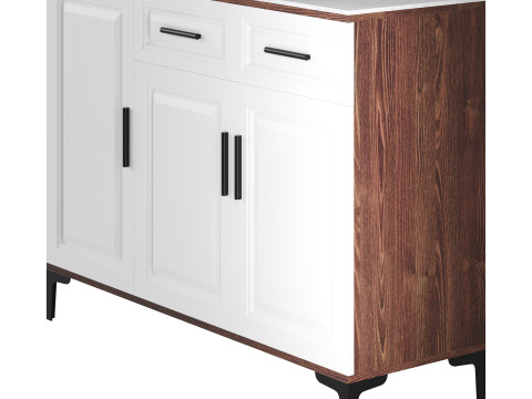 Modern Wood Buffets Sideboards 2 3D Model