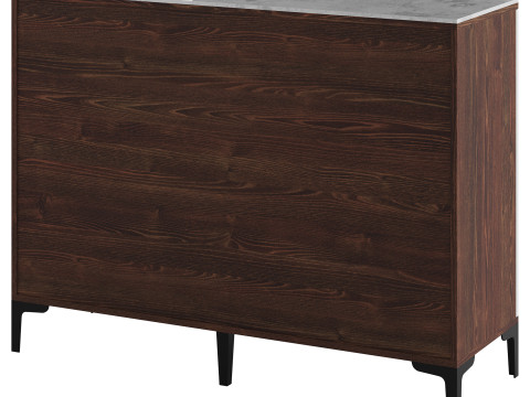 Modern Wood Buffets Sideboards 2 3D Model