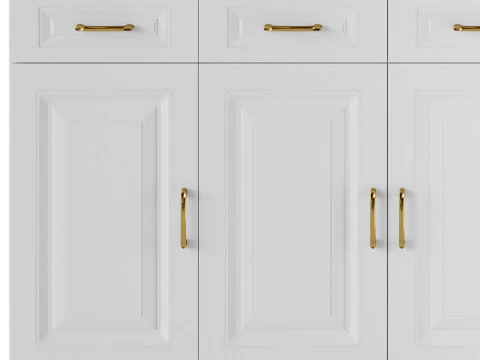 Credenza moderna in legno Credenza 1 Modello 3D